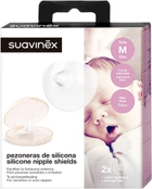 Силіконові накладки на груди для годування Suavinex Silicone Liner М 2 шт (8426420304108) - зображення 1