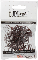 Резинки для волосся Eurostil Cabello Bolsa De Gomas Negras 2 см 50 шт (8423029070878) - зображення 1
