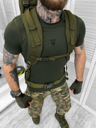 Рюкзак тактичний рамний Tactical Backpack Olive Elite 65 л - изображение 2