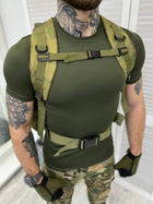 Рюкзак тактичний модульний Tactical Backpack Olive 55 л - изображение 4