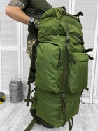 Рюкзак тактичний Tactical Backpack Хакі 100 л - зображення 4