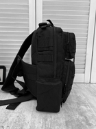Тактичний однолямковий рюкзак Black 15 л - изображение 4