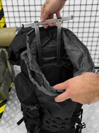 Рюкзак тактичний Tactical Backpack рамний Black 100 л - изображение 2
