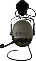 Активні навушники Sordin Supreme MIL CC гарнітура, кріплення ARC Rail Зелені (5010015) - зображення 4