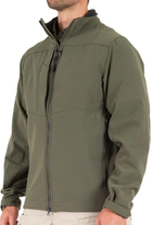 Куртка First Tactical Tactix Softshell Jacket M зелений - зображення 2