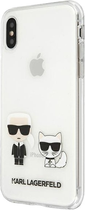 Панель Karl Lagerfeld Karl&Choupette do Apple iPhone Xs Max Transparent (3666339055059) - зображення 3