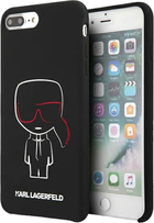 Панель Karl Lagerfeld Silicone Karl Iconic do Apple iPhone 7/8 Plus Black (3700740468760)