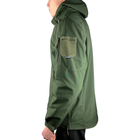 Тактична куртка SoftShell утеплена олива XXXL - зображення 6