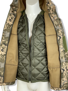 Куртка тактическая SoftShell зимняя пиксель размер XXL - изображение 5