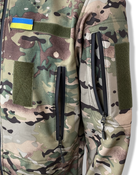 Куртка тактическая SoftShell зимняя мультикам размер XXL - изображение 9