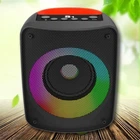 Портативная беспроводная колонка Bluetooth блютуз JBK SІ с LED подсветкой