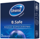 Prezerwatywy Unimil B.Safe lateksowe 3 szt (5011831089930) - obraz 1