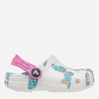 Дитячі крокси для дівчинки Crocs Classic Butterfly Clog TCR208300 22-23 Білий/Мультиколір (196265236589) - зображення 1