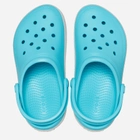 Дитячі крокси для дівчинки Crocs Off Court Clog TCR208479 24-25 Блакитні (196265325269) - зображення 3