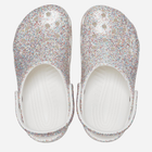 Дитячі крокси для дівчинки Crocs Classic Sprinkle Glitter Clogt CR208571 25-26 Білі (196265326136) - зображення 3