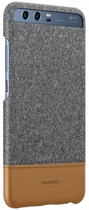 Etui Huawei Leather Felt Backcover do Huawei P10 Light Szary (6901443158928) - obraz 2