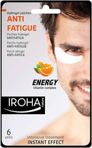 Łaty pod oczy IROHA NATURE Anti Fatigue Hydrogel Patches Vitamin C 6 szt (8436036431501) - obraz 1