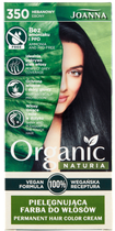 Farba do włosów Joanna Naturia Organic pielęgnująca 350 Hebanowy 100 ml (5901018020309) - obraz 1