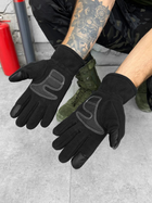 Тактичні флісові рукавички Tactical Gloves Black XL - изображение 2