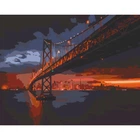 Картина по номерам Golden Gate Bridge 40х50 см АРТ-КРАФТ (11003-AC)