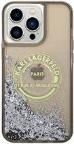 Панель Karl Lagerfeld Liquid Glitter RSG для Apple iPhone 14 Pro Max Black (3666339086039) - зображення 1