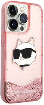 Панель Karl Lagerfeld Glitter Choupette Head для Apple iPhone 14 Pro Max Pink (3666339086992) - зображення 1