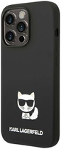 Etui Karl Lagerfeld Silicone Choupette Body do Apple iPhone 14 Pro Max Black (3666339076580) - obraz 2