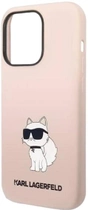 Панель Karl Lagerfeld Silicone Choupette для Apple iPhone 14 Pro Max Pink (3666339086718) - зображення 4