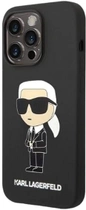 Etui Karl Lagerfeld Silicone Ikonik do Apple iPhone 14 Pro Max Black (3666339086596) - obraz 2