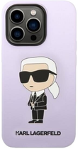 Etui Karl Lagerfeld Silicone Ikonik do Apple iPhone 14 Pro Max Purple (3666339086671) - obraz 2
