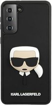 Панель Karl Lagerfeld 3D Rubber Karl`s Head для Samsung Glalaxy S21 Plus Black (3666339003388) - зображення 3