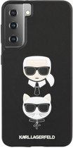 Etui Karl Lagerfeld Saffiano Ikonik Karl&Choupette Head do Samsung Glalaxy S21 Plus Black (3700740496732) - obraz 3