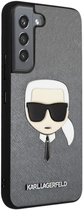 Etui Karl Lagerfeld Saffiano Ikonik Karl Head do Samsung Galaxy S22 Plus Silver (3666339045517) - obraz 2