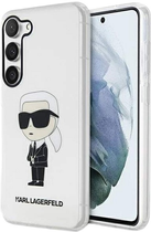 Etui Karl Lagerfeld Ikonik Karl Lagerfeld do Samsung Galaxy S23 Ultra Transparent (3666339117818) - obraz 1