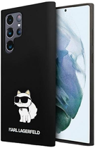 Etui Karl Lagerfeld Silicone Choupette do Samsung Galaxy S23 Ultra Black (3666339114688) - obraz 1