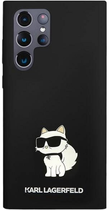 Etui Karl Lagerfeld Silicone Choupette do Samsung Galaxy S23 Ultra Black (3666339114688) - obraz 2