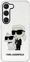 Etui Karl Lagerfeld Glitter Karl&Choupette do Samsung Galaxy S23 Plus Transparent (3666339114701) - obraz 2