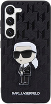 Etui Karl Lagerfeld Saffiano Monogram Ikonik do Samsung Galaxy S23 Plus Black (3666339117832) - obraz 1