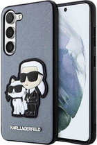 Панель Karl Lagerfeld Saffiano Karl&Choupette для Samsung Galaxy S23 Plus Grey (3666339117894) - зображення 1