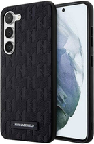 Etui Karl Lagerfeld Saffiano Mono Metal Logo do Samsung Galaxy S23 Black (3666339117917) - obraz 1