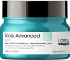 Maska do włosów L'Oreal Professionnel Serie Expert Scalp Advanced 2-in-1 Deep Purifier Clay oczyszczająca z glinką 2 w 1 250 ml (3474637090531)