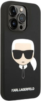Etui Karl Lagerfeld Silicone Karl Head Magsafe do Apple iPhone 14 Pro Black (3666339078010) - obraz 3