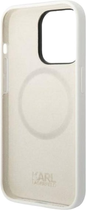 Etui Karl Lagerfeld Silicone Choupette MagSafe do Apple iPhone 14 Pro White (3666339087784) - obraz 2