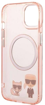 Панель Karl Lagerfeld Karl&Choupette Aluminium Magsafe для Apple iPhone 14 Plus Pink (3666339087333) - зображення 3