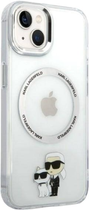 Etui Karl Lagerfeld Iconic Karl&Choupette Magsafe do Apple iPhone 14 Plus Transparent (3666339087616) - obraz 2