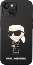Etui Karl Lagerfeld Silicone Ikonik Magsafe do Apple iPhone 14 Black (3666339087685) - obraz 2
