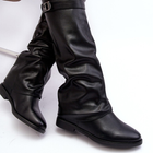Жіночі чоботи Tercella 39 Чорні (5905677021509) - зображення 6