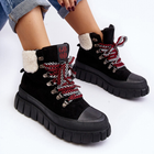 Жіночі зимові черевики високі Ralotta 37 Чорні (5905677013825) - зображення 8