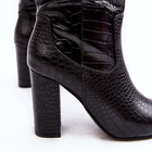 Жіночі чоботи Delul 38 Чорні (5905677993868) - зображення 4