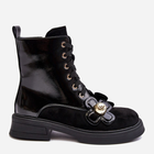 Жіночі зимові черевики високі S.Barski D&A MR870-76 37 Чорні (5905677950205) - зображення 1